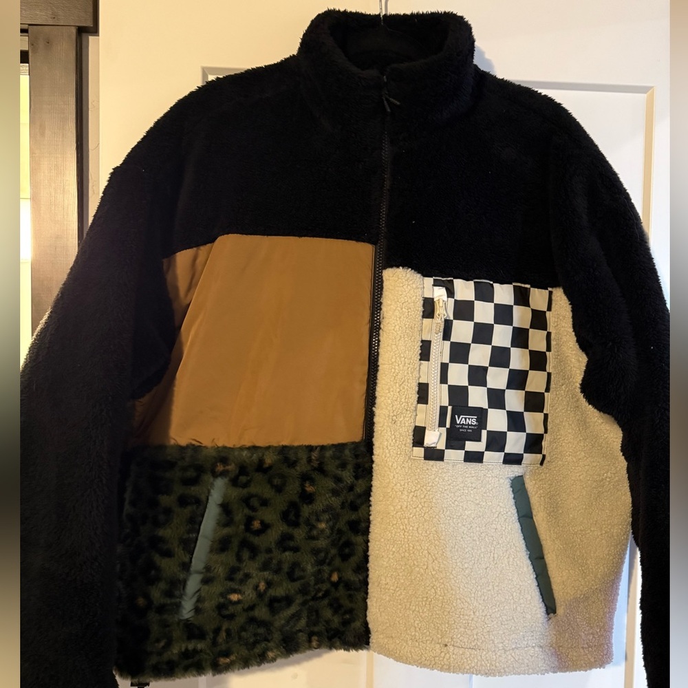 Van’s “Makin It Patchwork” Sherpa Jacket